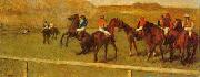 Edgar Degas Chevaux de Courses oil on canvas